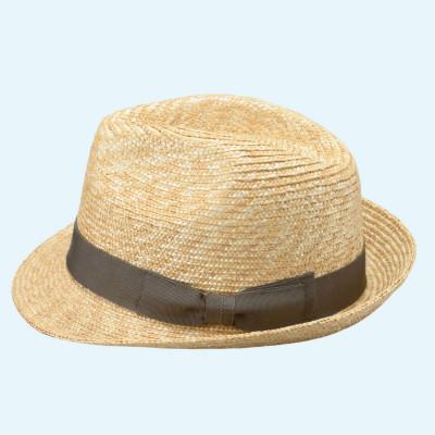 ふるさと納税 春日部市 春日部市伝統工芸品 田中帽子店　麦わら　ディーノ　グレー　頭囲58cm(UK-H114-GY-M) |  | 01