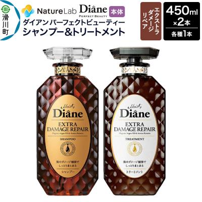 ふるさと納税 滑川町 ダイアン ダメージリペア シャンプー&amp;トリートメント 450ml×2|19_ntl-010201