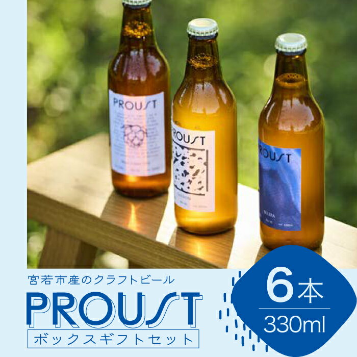 【ふるさと納税】宮若市産のクラフトビール　PROUSTボックスギフトセット [M898-1]