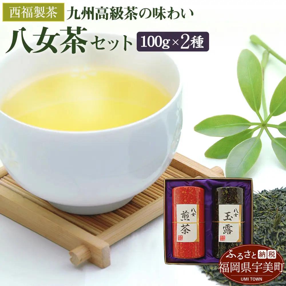 緑茶 飲み比べ 八女茶 八女玉露 2種 緑茶