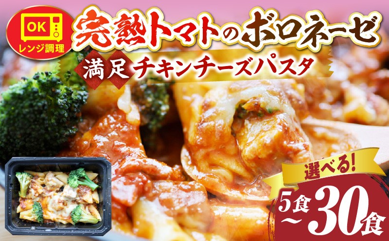 
                  【選べる内容量】完熟トマトのボロネーゼ満足チキンチーズパスタ　レンジで簡単調理|パスタ ボロネーゼ ソース 挽肉 チキン チーズ 濃厚 完熟トマト ペンネ シェフの味 香ばしい 香川県 三木町 おすすめ|_mk146-183
                