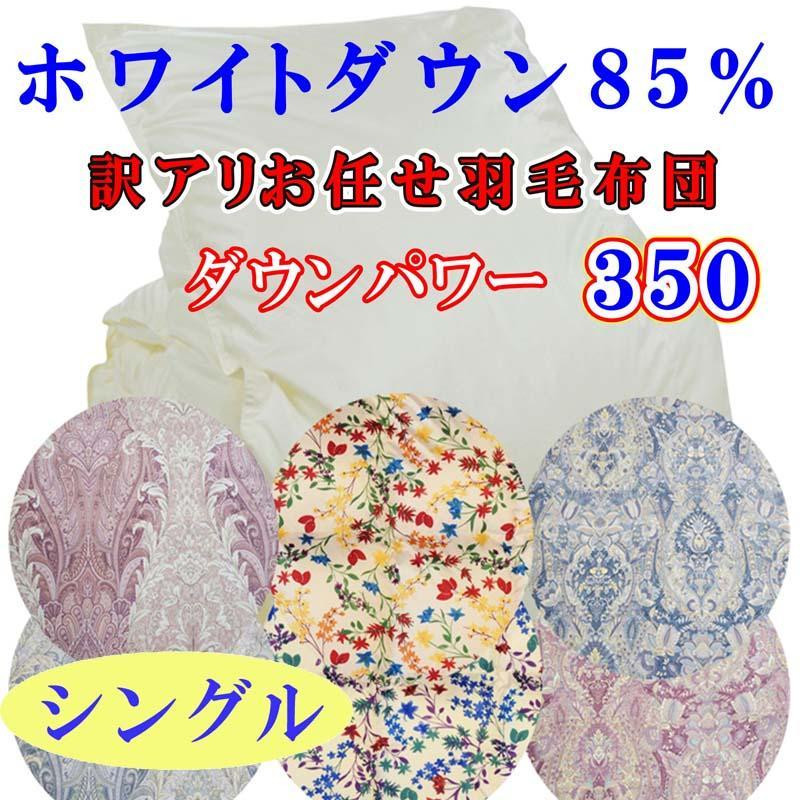 
【訳あり】お任せ 羽毛布団 シングル 羽毛掛け布団 ホワイトダウ85％ 羽毛ふとん 羽毛掛けふとん ダウンパワー350 掛けふとん 本掛け羽毛掛け布団 寝具 冬用 羽毛布団【BE088】
