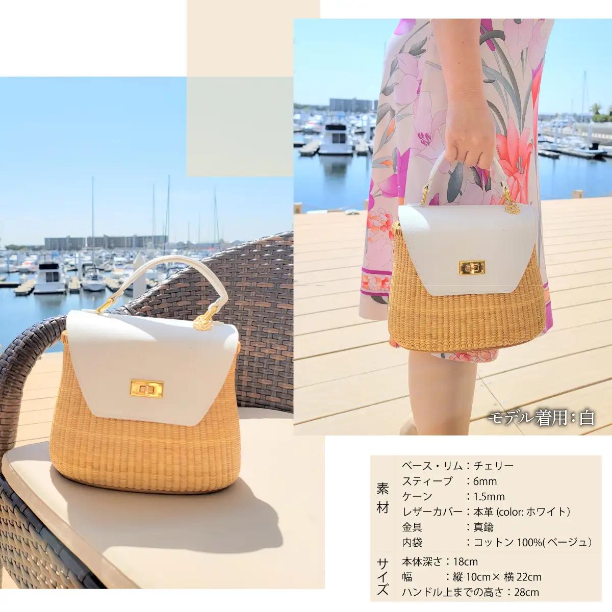 ナンタケットバスケット 9インチ クリールバスケット  [ハンドルカラー フューシャピンク]