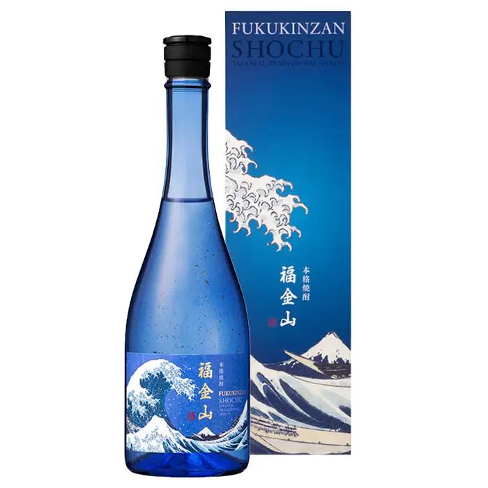 芋焼酎 「福金山（ふくきんざん）」 金箔入り 本格芋焼酎 720ml 鹿児島  化粧箱入りで 贈答 ギフト にも おすすめ♪ 濵田酒造 【00-027-07】