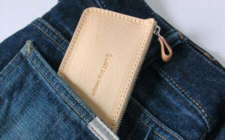 ZIP コインウォレット （シングル） ヌメ革 豚革 革 レザー 小銭入れ コインケース 財布 革財布 ファスナー 革製品