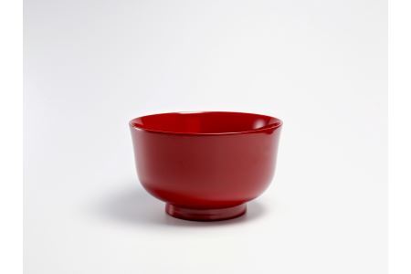 川連漆器 燻椀 IBURIWANCO 羽反椀 朱 漆器 [B1-54001]