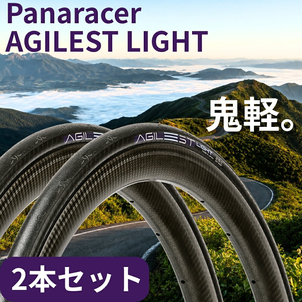 【ふるさと納税】AGILEST LIGHT アジリスト・ライト 700×25C パナレーサー製 ロードバイク タイヤ 2本セット レーシングタイヤ 自転車 サイクリング ロードレース 高性能 軽量 国産 兵庫県 丹波市