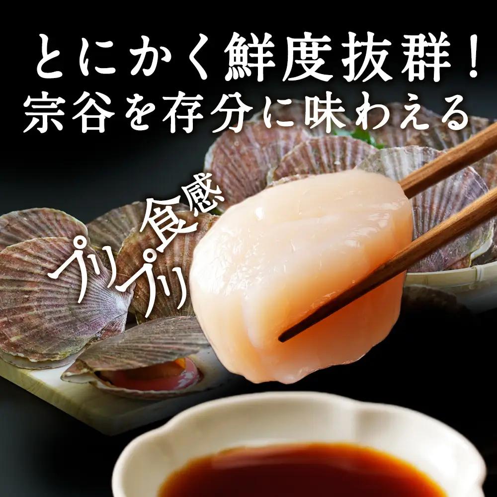 【先行受付】宗谷漁協発!産地直送!活ほたて約3kg(13～15枚入)刺身 海鮮【配送不可地域：離島・沖縄県】