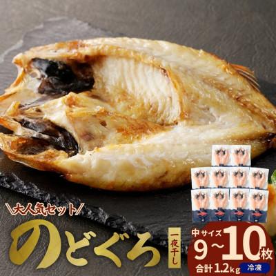 ふるさと納税 浜田市 島根県浜田市加工のどぐろ専門店の のどぐろ干物セット9〜10枚計1.2kg以上1枚ずつ個包装焼き方付