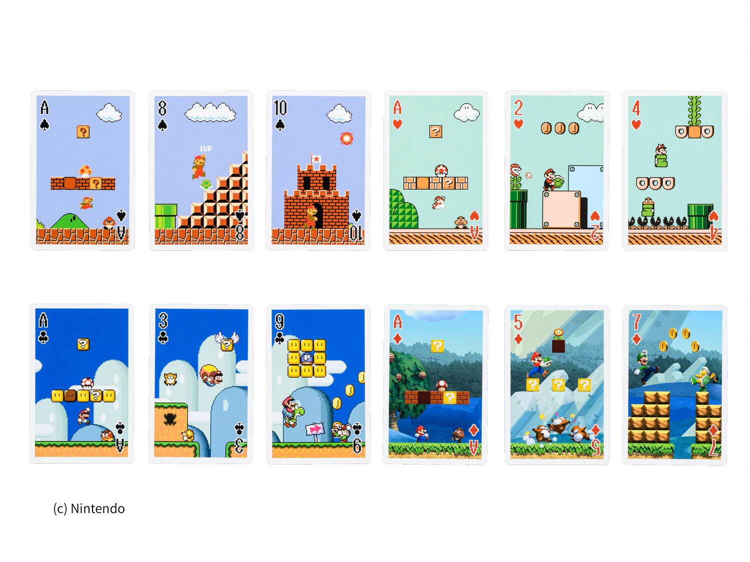 【ふるさと納税】マリオトランプNAP-04(ゲームステージ)+マリオ花札赤セット(2種・各1) 任天堂 ニンテンドー マリオ スーパーマリオ トランプ 花札 【uj-BT004】【宇治市】