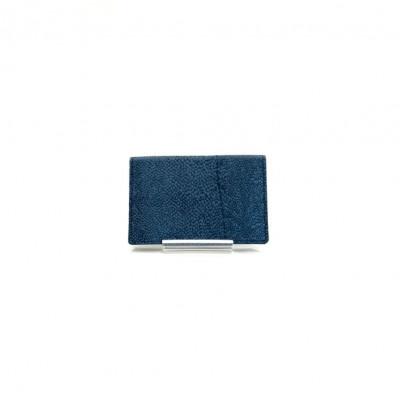 ふるさと納税 高知市 【Ocean Blue】Ocean Leather 名刺入れ【ブリ】M【BX084-02】