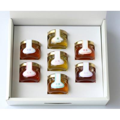 ふるさと納税 桜川市 山桜はちみつと春の田舎はちみつのプチ7種ギフトセット<茨城県共通返礼品 五霞町> |  | 01