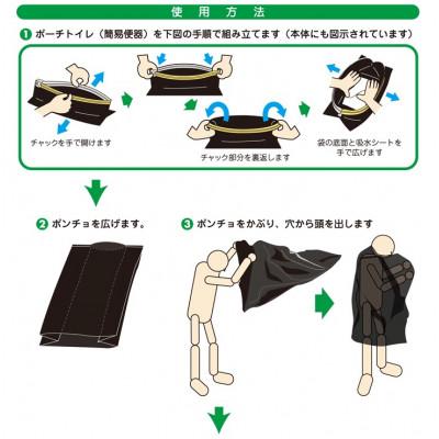 ふるさと納税 柏原市 防災ポンチョトイレ 5回分 |  | 01