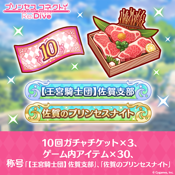 【ふるさと納税限定】Cygames プリコネR ゲーム内アイテムセット【cyg2】：B360-005