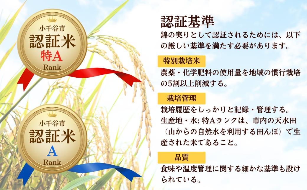 令和7年産 魚沼産コシヒカリ 定期便 小千谷市ブランド認証米「錦の実り」Aランク 精米15kg (5kg×毎月全3回)【0002-OBa03DB00-01】