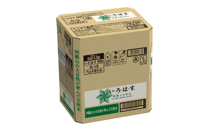 【全3回定期便】い・ろ・は・す(いろはす)阿蘇の天然水 2Lペットボトル×6本(1ケース) / ミネラルウォーター 軟水 飲料水 天然水 非常用【コカ・コーラボトラーズジャパン株式会社】 [BHAO0
