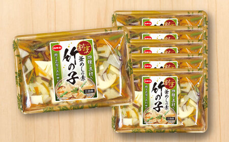 割烹 釜めしの素 竹の子（400g）×6 ご飯 お手軽 時短 岐阜市/カネカ食品 [ANCE010]
