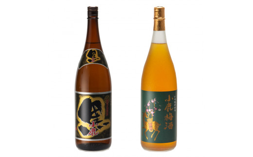 【A44006】小鹿酒造芋焼酎・梅酒セット（小鹿黒・小鹿梅酒）_イメージ1