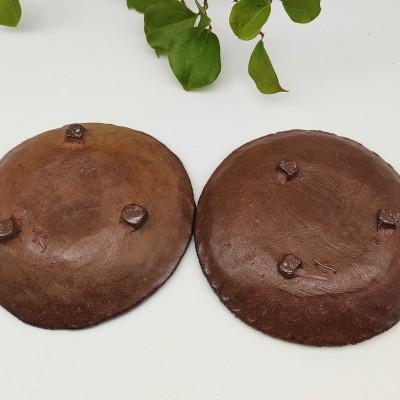 ふるさと納税 備前市 備前焼手びねり丸皿2個セット(登り窯) |  | 02