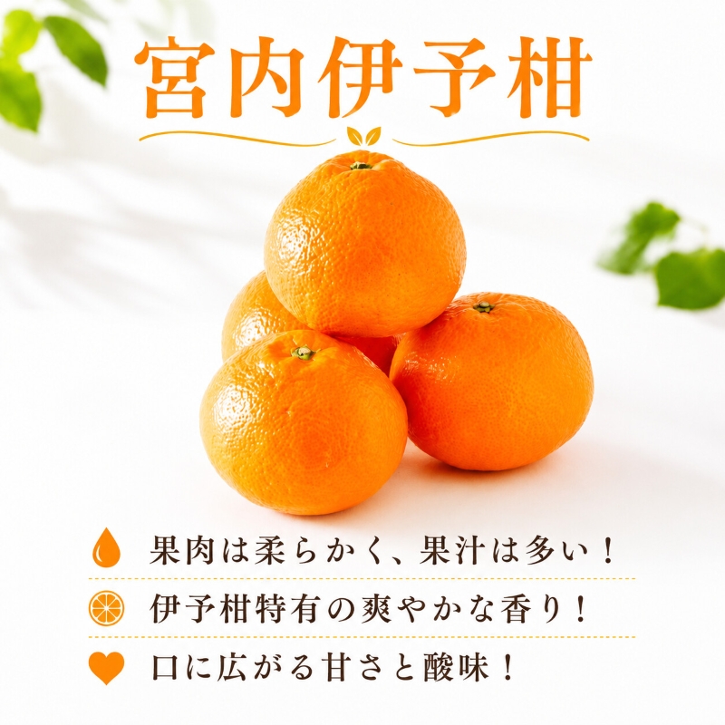 【2027年2月上旬より順次発送】伊予柑 約9.0kg 家庭用 愛媛県産 みかん