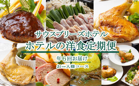 【ホテルメイドの洋食惣菜】お肉コース定期便！！年６回お届け【お一人様向け】_sb018