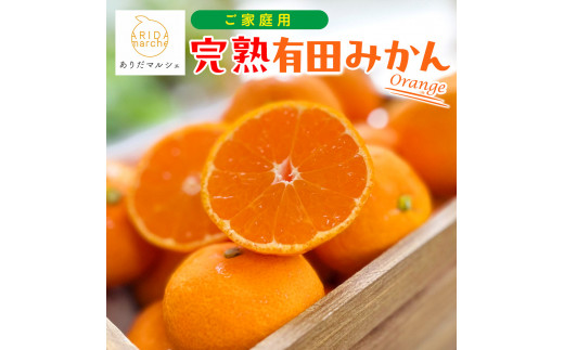 ［先行予約］ご家庭用 完熟 有田みかん 10kg［2026年12月発送予定］訳あり 農家直送［MS6-2］