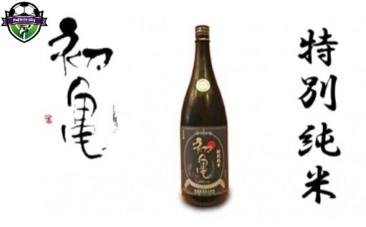【2026年6月18日～6月21日にお届け】 父の日 の プレゼント に！ 日本酒 辛口 初亀 特別純米 1800ml 静岡県 地酒 ギフト 宅飲み 1升 瓶 お酒 宅飲み 家飲み おうち時間 飲み会 アルコール 飲料 静岡県 藤枝市 父の日 プレゼント