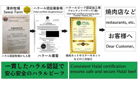 近江牛 ひとくちカット 小腸500ｇ【 近江牛 ハラルビーフ ホルモン 】