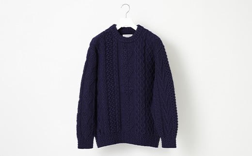 ≪先行予約≫【THISISASWEATER.】A2 : A SWEATER IS LOVE. -NAVY ネイビー セーター 服 洋服 ユニセックス メンズ レディース ブランド 数量限定 山形県 山辺町 サイズ4 yt-slxxn4