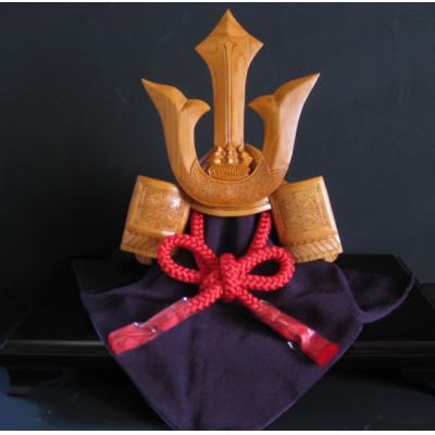 ふるさと納税 高山市 飛騨一位一刀彫　8号一位兜　TR3073