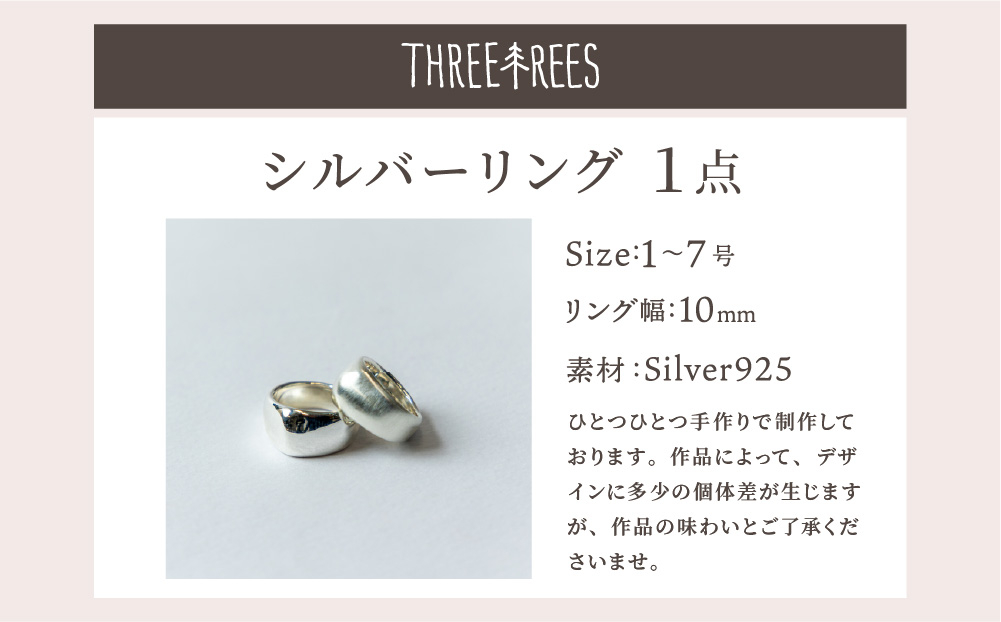【日常のアクセントに】シルバーリング  LS-07  / 鏡面 / 6号