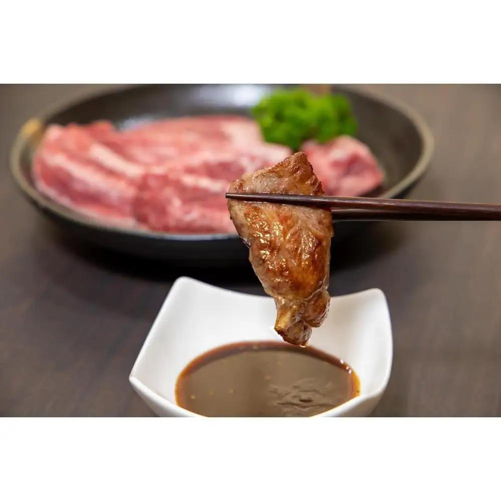 【定期便全3回】博多和牛A4ランク以上焼肉用タレ漬550g　　　