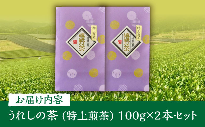 うれしの茶 特上煎茶2本セット /有限会社 原製茶園 [UEJ003]