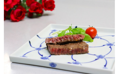 有田焼 正角切立皿 角18cm 染付梅小紋 【大慶】 皿 正方形 食器 磁器 ci005
