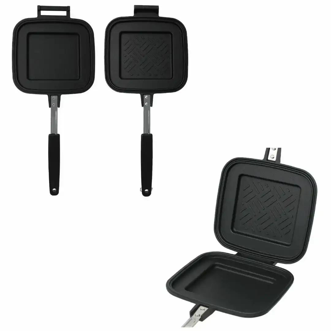 [KAKURI] ホットサンドクッカー キャンプ用品 アウトドア用品 調理器具 ホットサンドメーカー