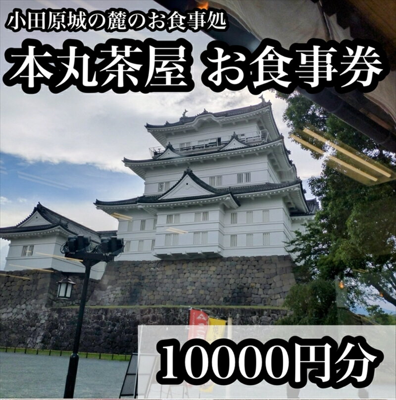 【ふるさと納税】小田原城の麓のご飯屋さん　本丸茶屋御食事券 10000円分【 お食事券 神奈川県 小田原市 】
