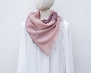 ストール　富士桜工房　KASANE（小豆色）