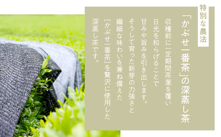 華ゆらぎ 500g（ 100g×5本 ）KN162-003-03 茶 お茶 日本茶 緑茶 茶葉 飲料 かぶせ一番茶 深蒸し茶 鹿児島県産 清紹茶庵いこい ふるさと納税 鹿児島 鹿屋市 おすすめ ランキ