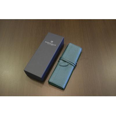 ふるさと納税 香芝市 こだわりの逸品「6本収納ロールペンケース」<ブルー> |  | 01