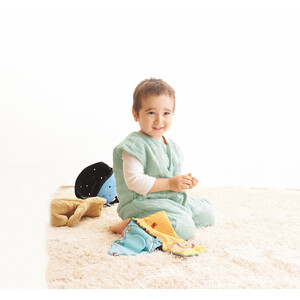 アンジェロラックス　２ＷＡＹ ６重ガーゼスリーパー_袋入：ミントブルー【G0624】_1667883