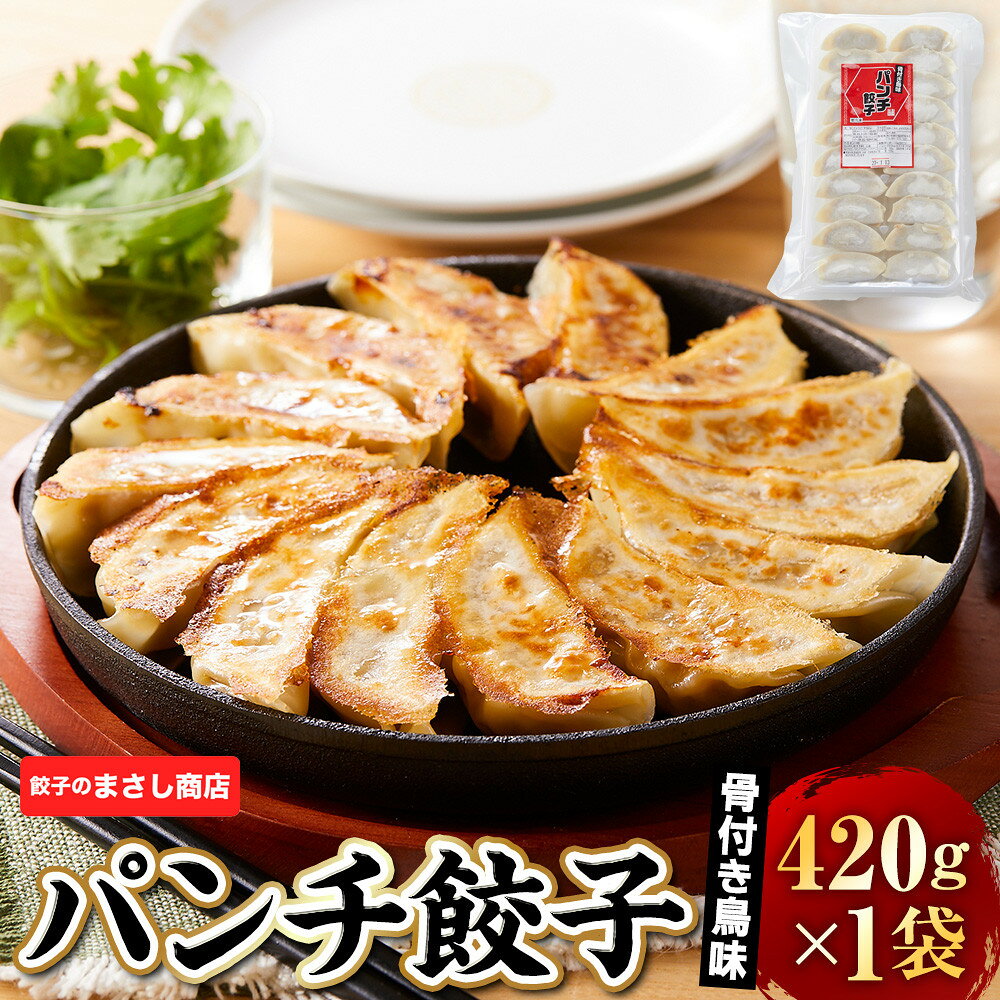 【ふるさと納税】骨付き鳥味　パンチ餃子　1袋