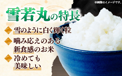【R8年産新米予約】至福の味わい、幸せ米　雪若丸10kg - 白米 米 ごはん 品種 銘柄 ブランド米 おすすめ 送料無料 山形県 飯豊町