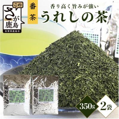ふるさと納税 鹿島市 佐賀県産 うれしの茶 350g×2袋(合計700g)リーフ 茶葉
