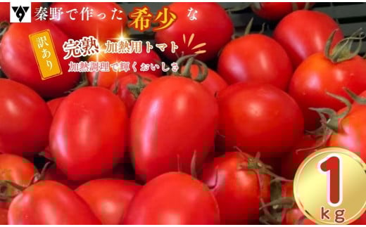 【先行予約！2025年6月中旬発送】完熟 訳あり加熱用トマト（1,000ｇ）煮込み 料理 イタリアン トマト料理 ソース コース パスタ スパゲッティ ひと手間 プロ レストラン ミートソース 006-33