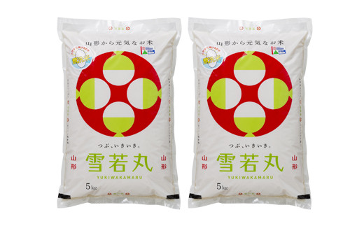 FYN6-271 令和7年度 山形県 西川町産 無洗米 雪若丸 10㎏(5kg×2) 精米 白米 米 こめ ライス ごはん ご飯 ブランド米 銘柄米 家庭用 自宅用 贈答用 お取り寄せ 食品 時短 節水 2025年 西川町 月山