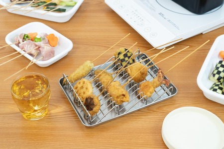 EM-108 燕三 油が切れやすい波型あみ & トレーセット