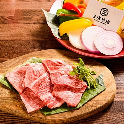 三塚牧場の仙台牛　肩ロース焼き肉用　300g【配送不可地域：離島】【1044743】