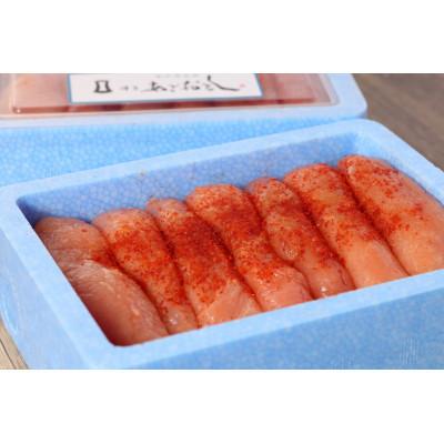 ふるさと納税 川崎町 博多まるきた水産の「あごおとし」無着色辛子明太子600g (一本物300g×2)(川崎町) |  | 01
