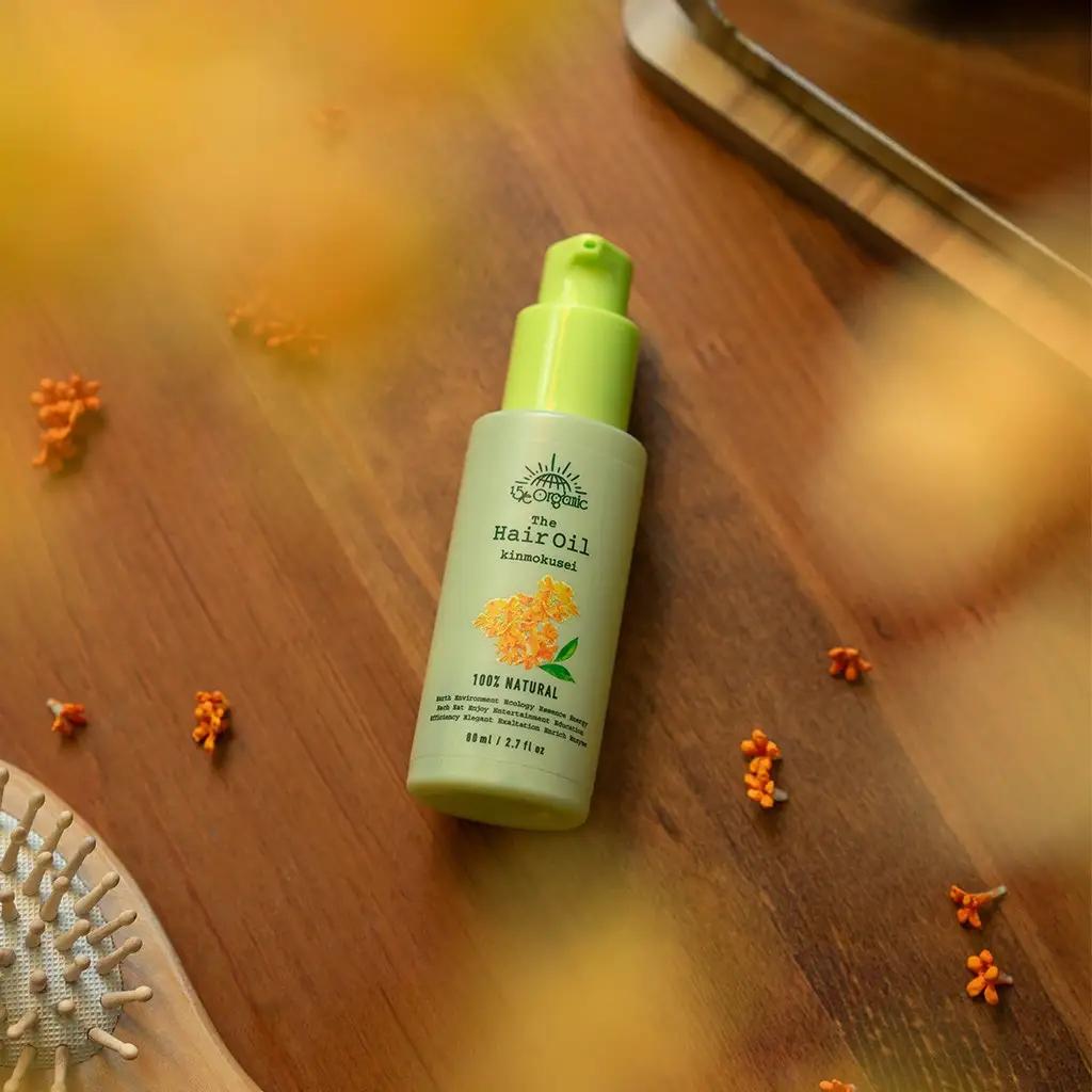 ＜15/e organic＞ザ・ヘアオイル(キンモクセイ・80ml)【鳥取県 境港市】