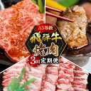 【ふるさと納税】【定期便】A5 飛騨牛 焼肉 3回 定期便 計 1.05kg 3ヶ月 食べ比べ A5等級 5等級 a5 牛肉 肉 和牛 国産牛 黒毛和牛 焼肉 やきにく ヤキニク 赤身 霜降り お楽しみ トキノ屋食品 本巣市 [mt352] 40000円 四万円